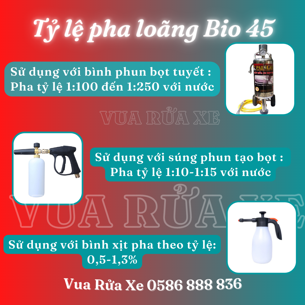 Dung dịch rửa xe không chạm Ekokemika Bio 45