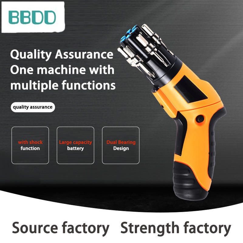 3.6V Dual Bearing Folding Electric Screwdriver Multi functional Small Lithium Battery Hand Electric Drill