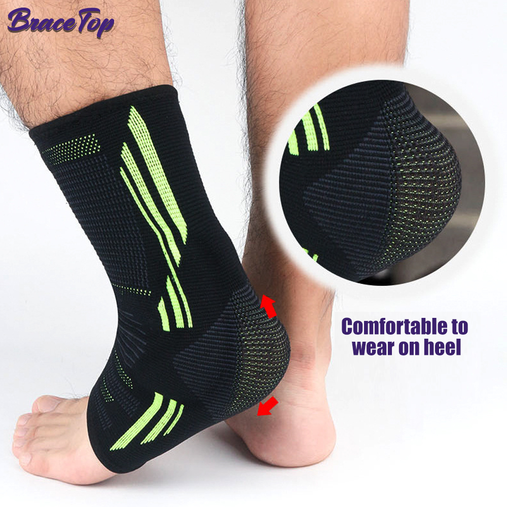 Inflammation Pain Support Sleeve Cover with [Parchment Lace] 1PCS Ankle ...