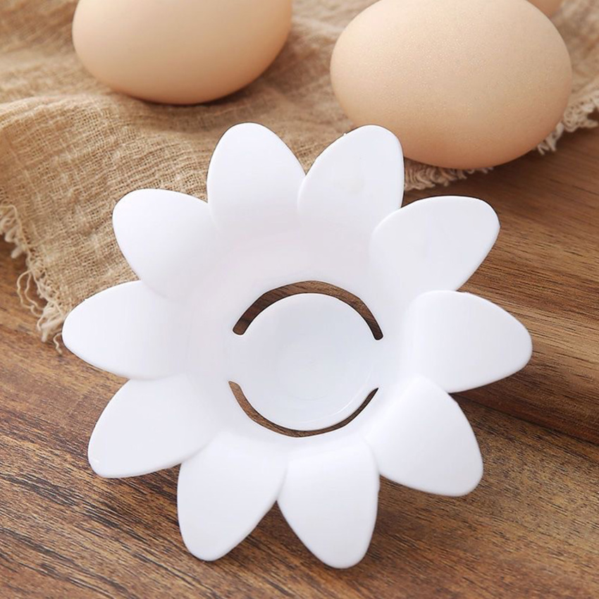 Sáng tạo dụng cụ tách trứng ít hình hoa cúc trứng trắng và dụng cụ tách lòng đỏ Dụng cụ lọc trứng cầm tay dụng cụ làm bánh nhà bếp