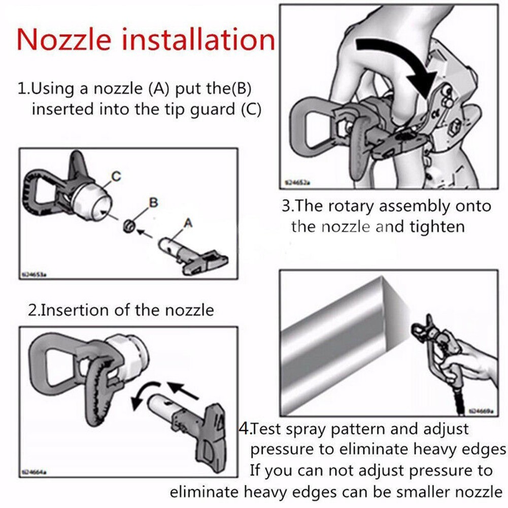 Coating Airless Spray Tip Paint Sprayer Nozzle Paint Spray Tip Sprayer Tool New 【Free Shipping】