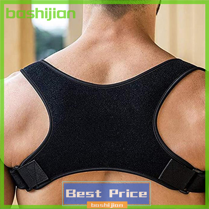 bashijian Sports Outdoors Blowing Posture Corrector Back Support Belt Shoulder Bandage Humpback Posture Correction