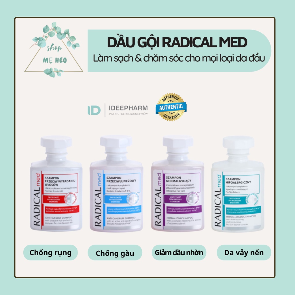 Dầu Gội Đầu Radical Med Giảm Rụng Tóc