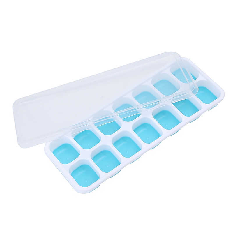14 Holes Silicone Ice Tray Ice Cube Maker Baby Food Puree Mold