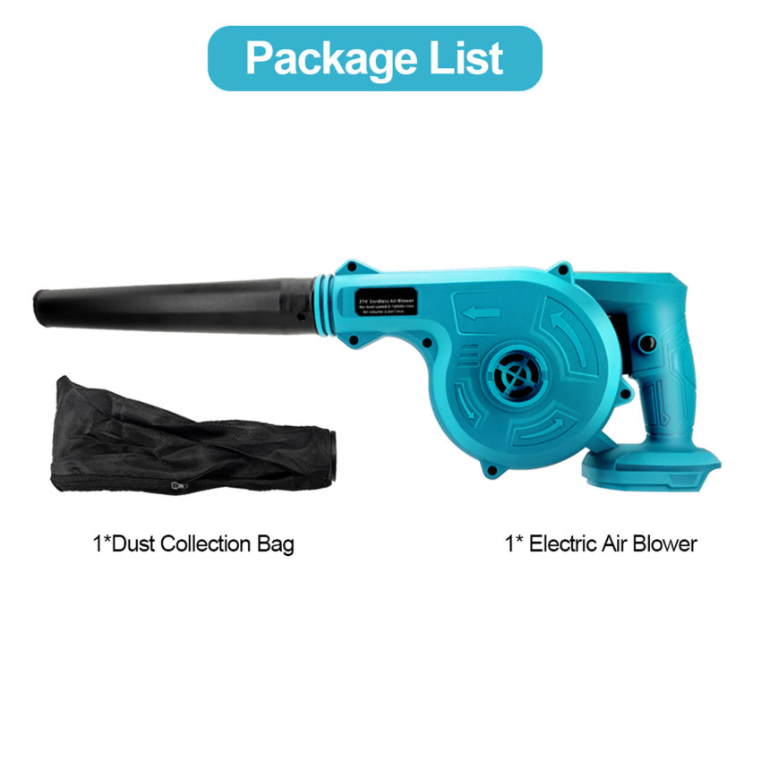 ⭐2-in-1⭐ 21V Cordless Electric Air Blower & Suction Leaf Computer Dust Cleaner Collector Power Tools For Makita 18V Power