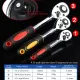 Remax 1/4" 3/8" 1/2"inch Ratchet Wrench 24 Teeth Extending Telescopic Ratchet Socket Wrench Reversible Tool Plat 1pc. 