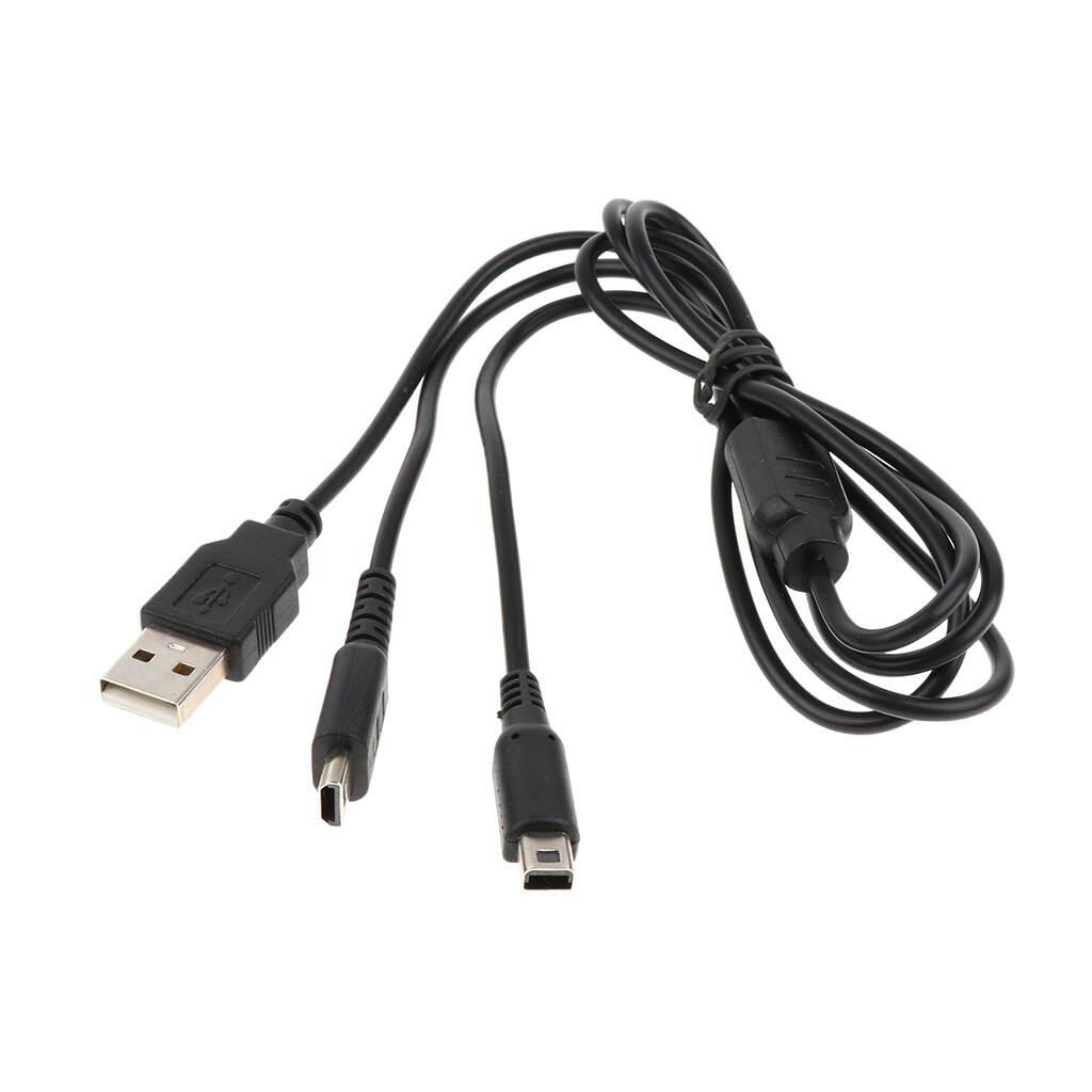 Lazaratoy cáp sạc usb kép, dây sạc điện cho nintendo ndsl/ndsi/ds lite 1.2m chơi & sạc
