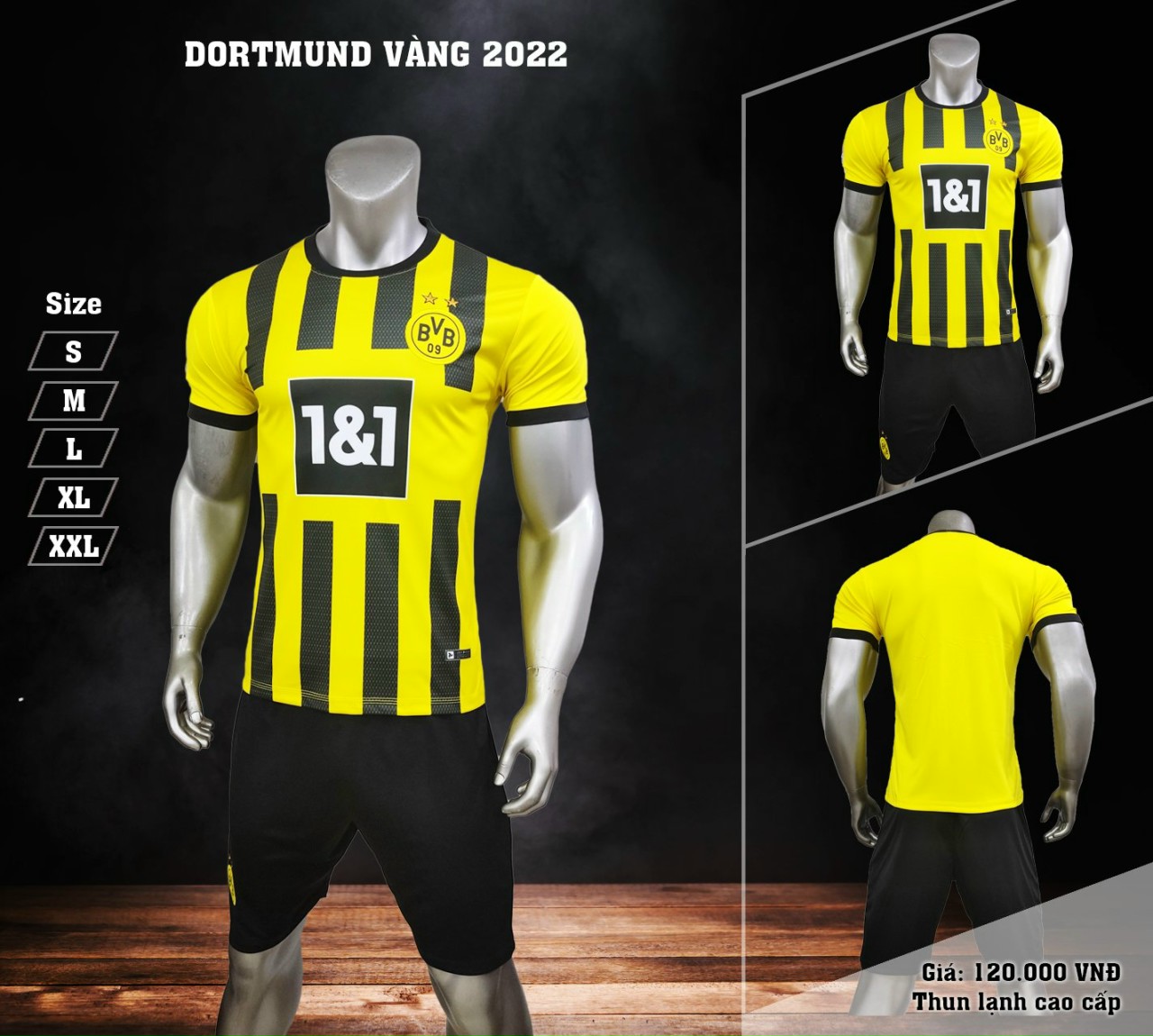 Áo Bóng Đá Dortmund , Bộ quần áo bóng đá Dortmund đủ mẫu mới nhất SP18 thumbnail