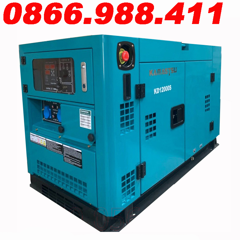 Máy phát điện chạy dầu 10kw kamastsu kd12000s