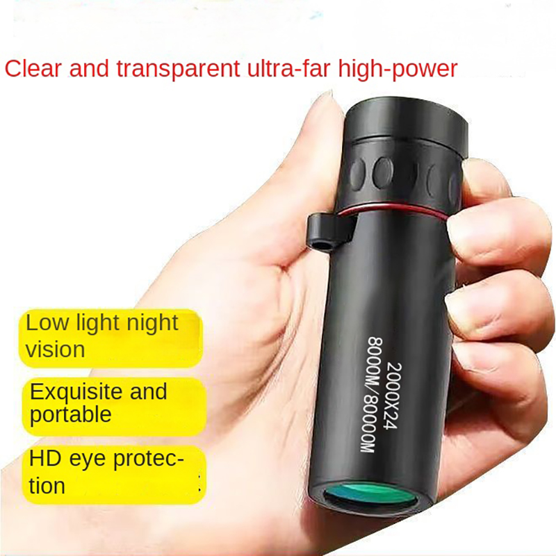 【Pre-order】 2000x24 HD Monocular Mini Portable TelescopeOutdoor Camping Birdwatching.