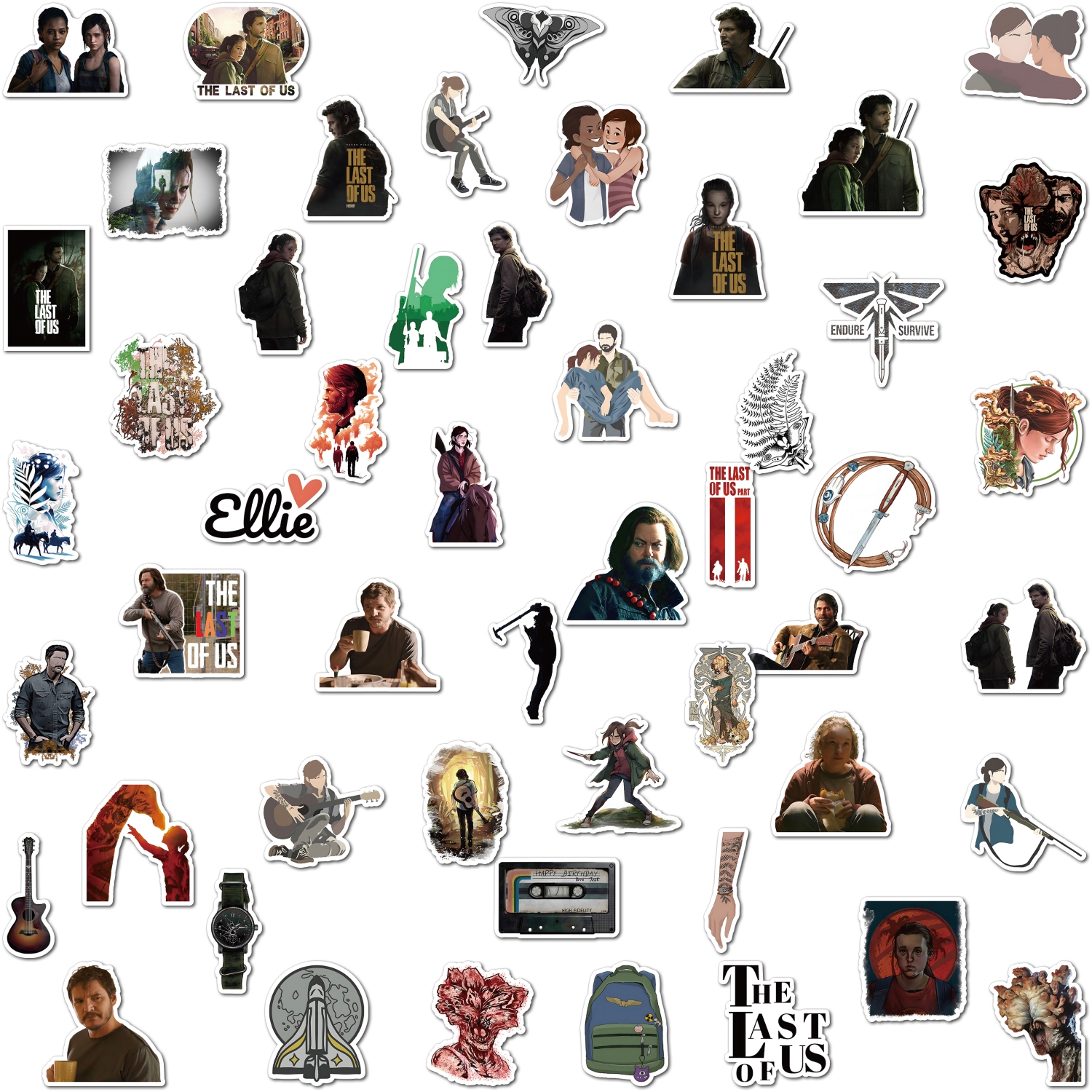 %E3%80%90The%20Quiet%20Page%E3%80%9110/50pcs%20New%20Tv%20Show%20The%20Last%20Of%20Us%20Vinyl%20Stickers%20Set%20Joel%20Abby%20Ellie%20Fridge%20Phone%20Luggage%20Ps5%20Game%20Stickers%20Children%20Toy%20-%20Image%203