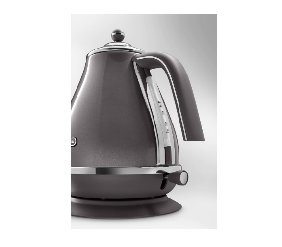 Ấm Đun Nước Siêu Tốc DeLonghi Icona Metallics KBOT2001.GY - Công Suất 2000W