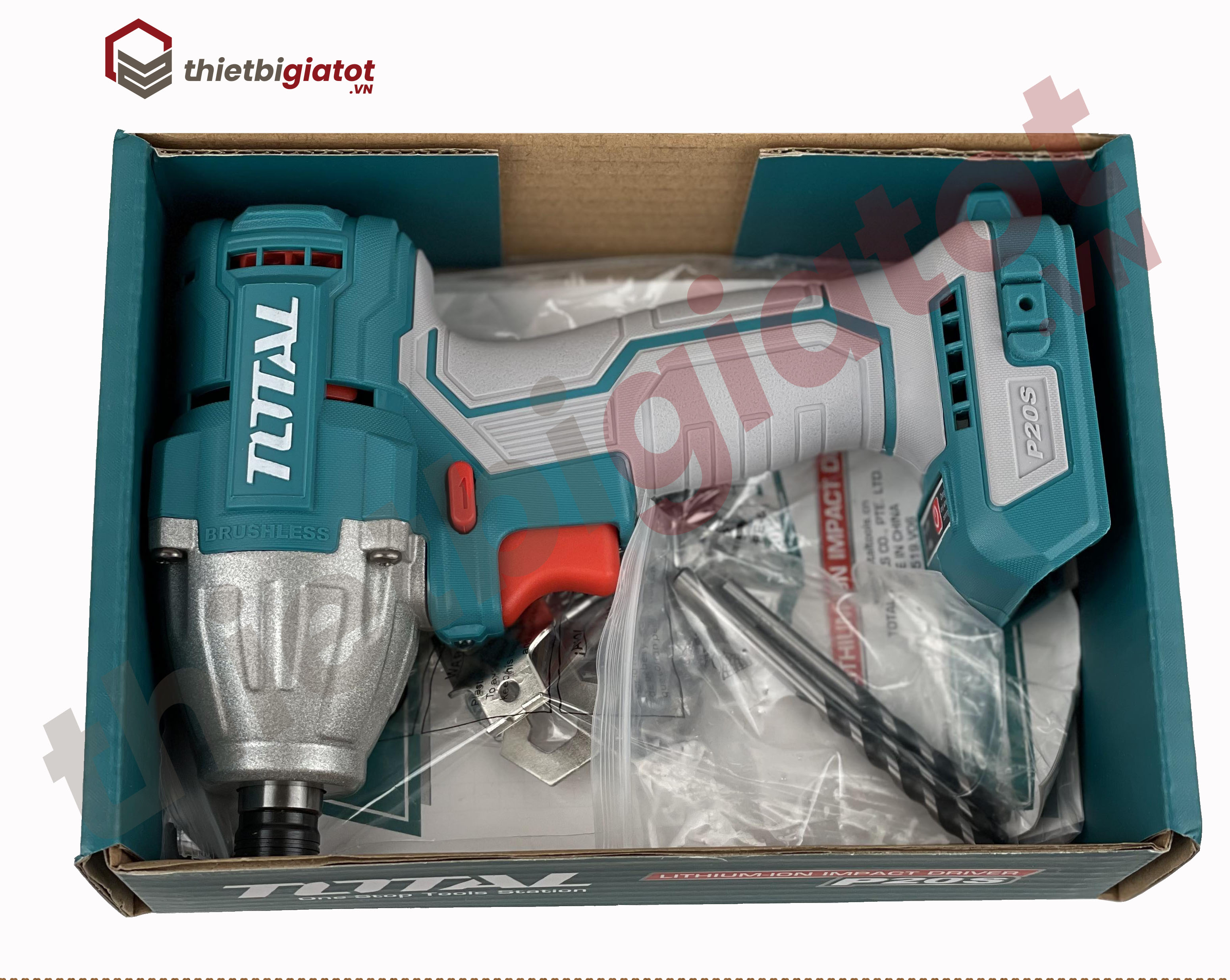 Máy Bắn Vít TOTAL TIRLI20030 20V (Không kèm pin sạc)