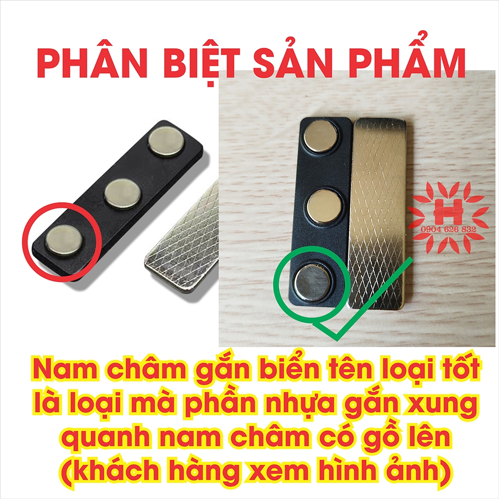 Nam châm gắn biển tên (45x13mm)