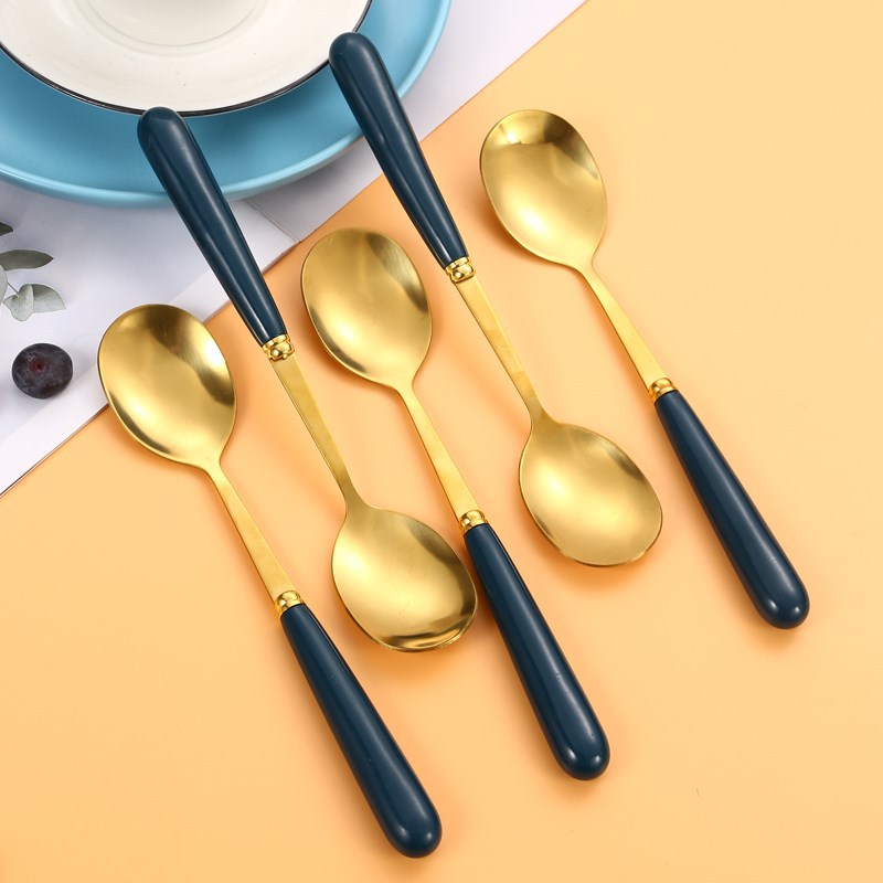 Thìa cafe, muỗng cà phê cán gỗ inox 304 cao cấp
