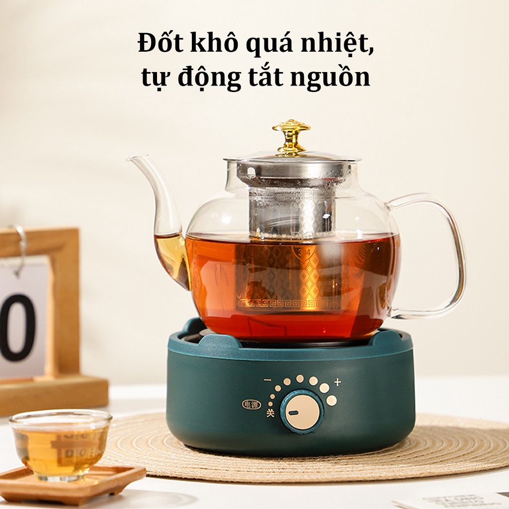 500W Bếp điện mini pha trà pha cafe Bếp hồng ngoại Đa năng