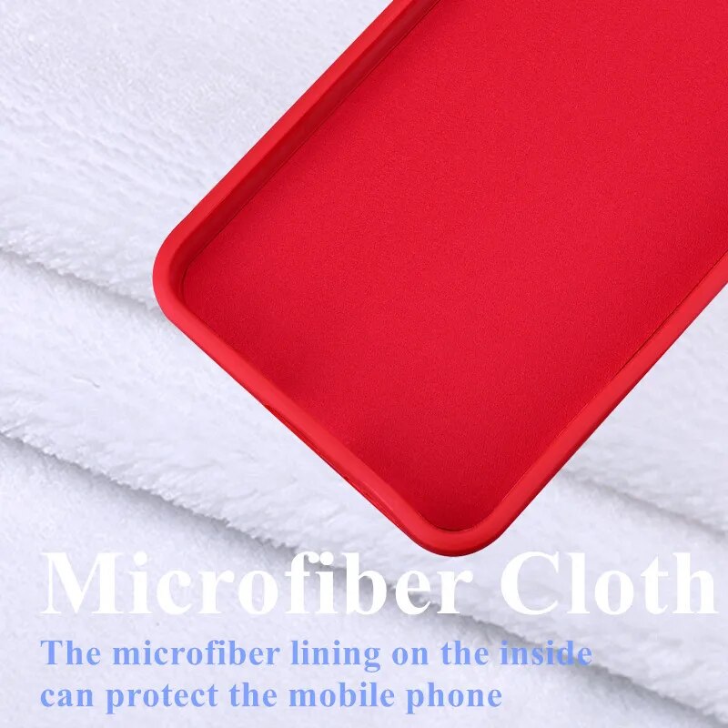 HAFFAN Cover In Silicone TPU Per Redmi A1 / A2 (6.52 Pollici) | Custodia Morbida Antiurto, 13 Colori Tra Cui Blu Fumo, Con Foro Per Ciondolo