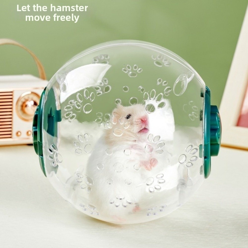 Traction Rope Portable Hamster Running Ball Escape Proof Multi-function Hamster Exercise Ball Creative Durable Small Pet Running Ball Small Pet.