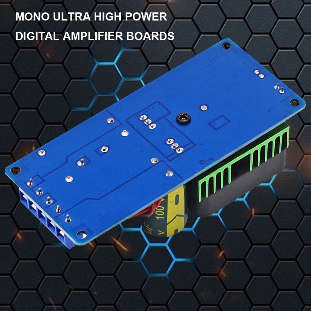 Irs2092 kỹ thuật số Bộ khuếch đại mô-đun Class D Mono kênh Hifi Bộ khuếch đại công suất mô-đun kép DC Cung cấp điện cho loa siêu trầm xe ô tô