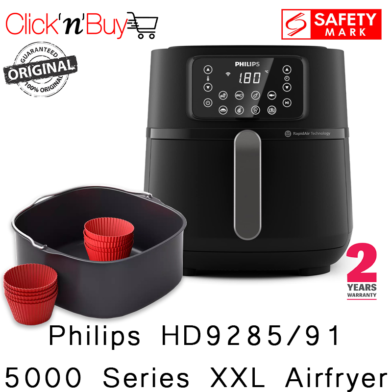 Latest Philips HD9285/91 HD9285 Airfryer. 5000 Series XXL Connected