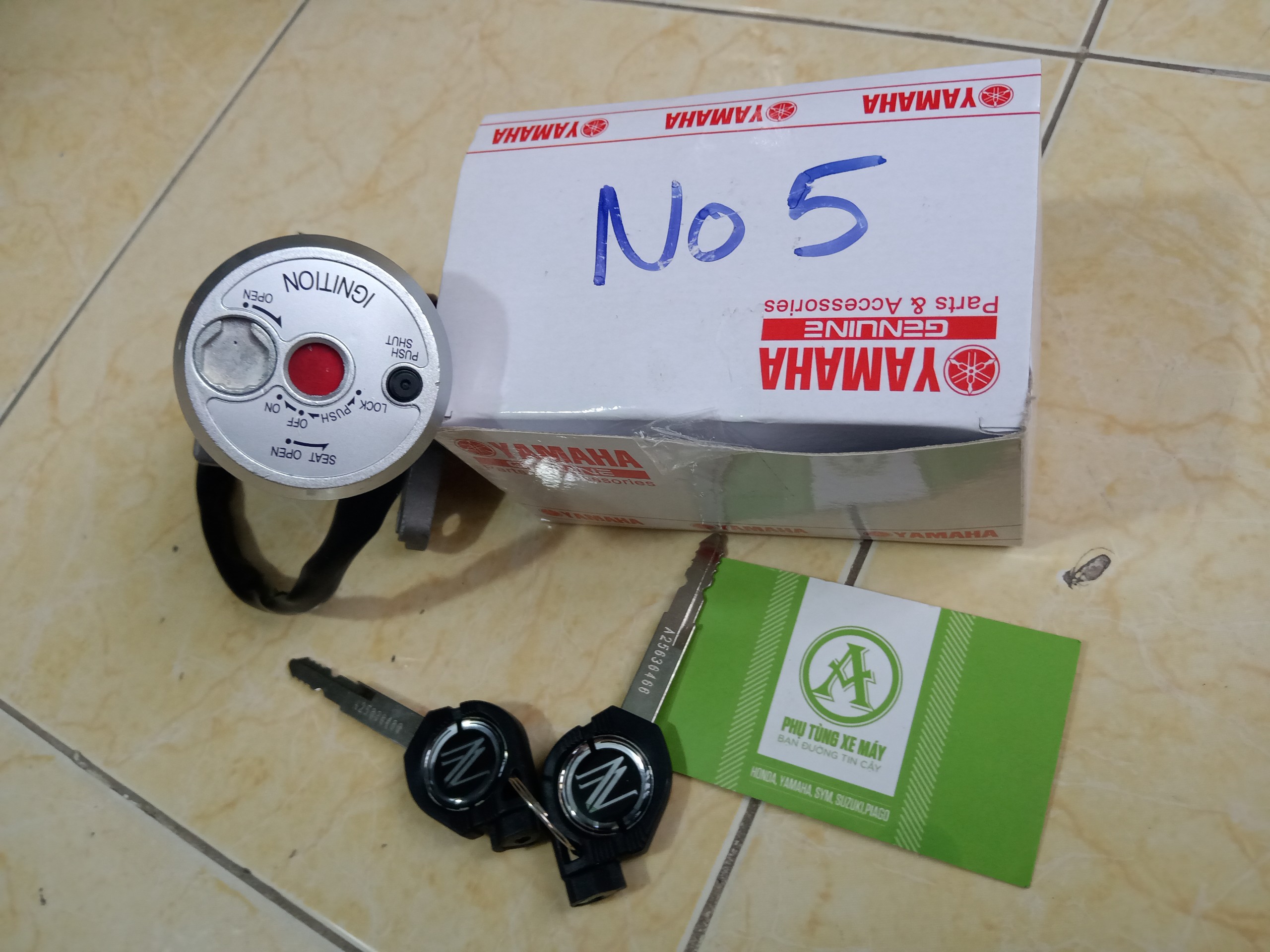 Bộ ổ khoá xe Nouvo 5/6