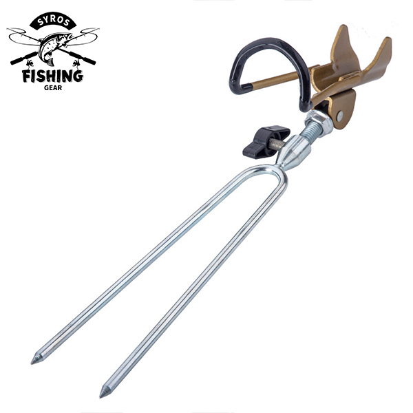 Fishing rod ground socket bracket ground socket rod hand rod sea rod dual-purpose bracket with Taiwan fishing bracket stainless steel turret bracket