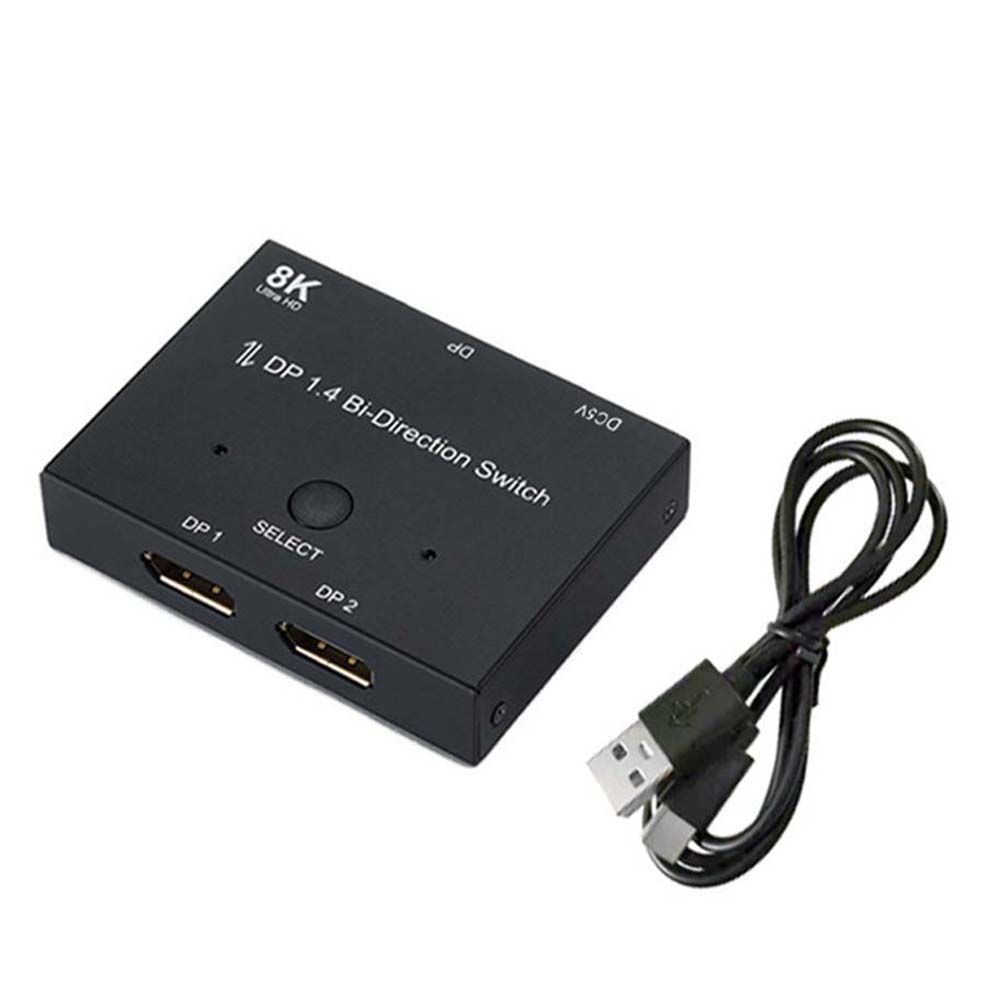 ALTEMPO with USB cable Splitter Converter DisplayPort Switcher 1 X 2 DP