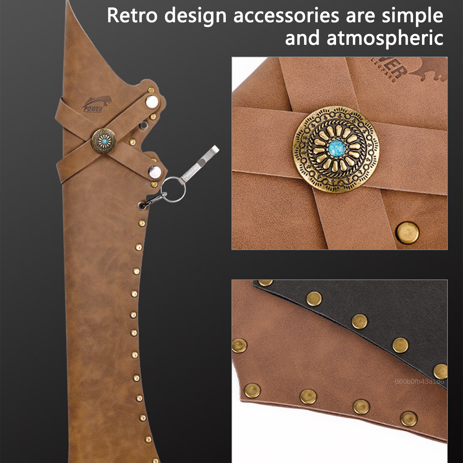 Lightweight Hip Arrow Quiver Large Capacity Vintage Curve Waist Hanged