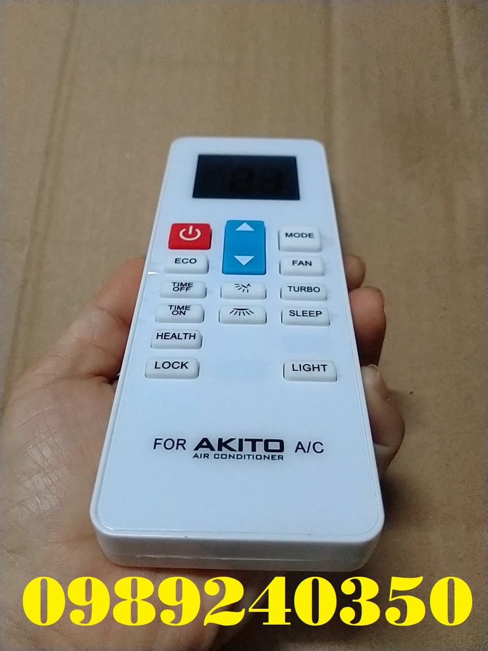Remote điều khiển điều hòa máy lạnh Akito mới