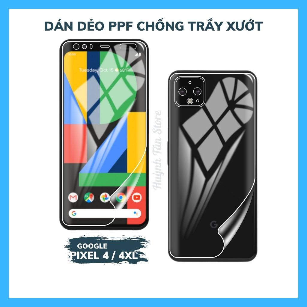 Miếng dán PPF cho google pixel 4 pixel 4xl bảo vệ toàn diện (Tặng 1 Miếng Dự Phòng).