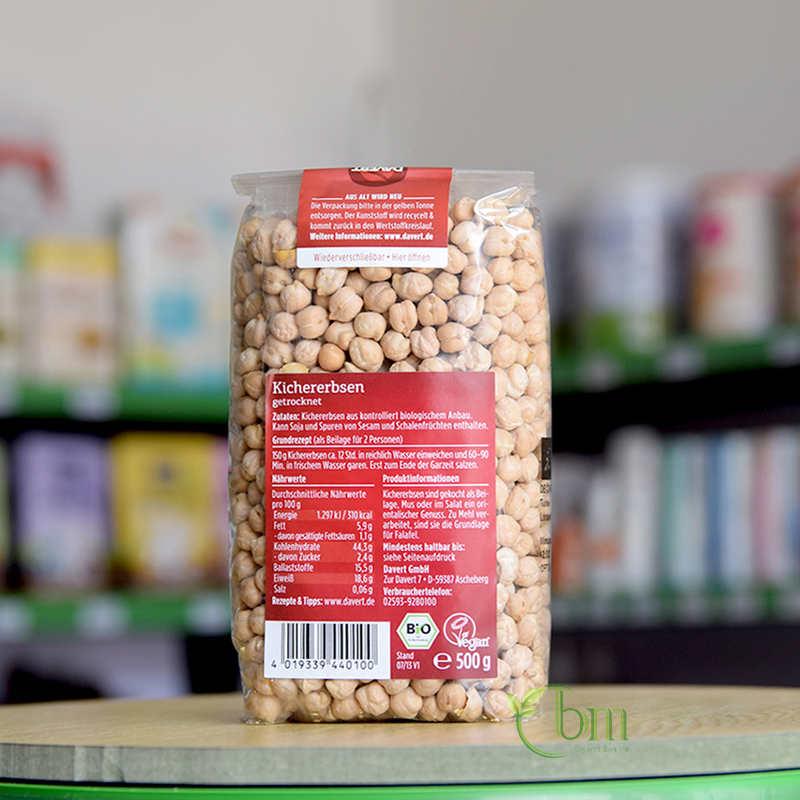 Đậu gà hữu cơ 500g - Markal / Davert / Sottto
