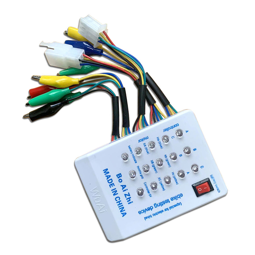 Brushless Motor Tester Ebike Testing Device Car Repair Tool Universal Electric Vehicle Controller Detector Hall Tester