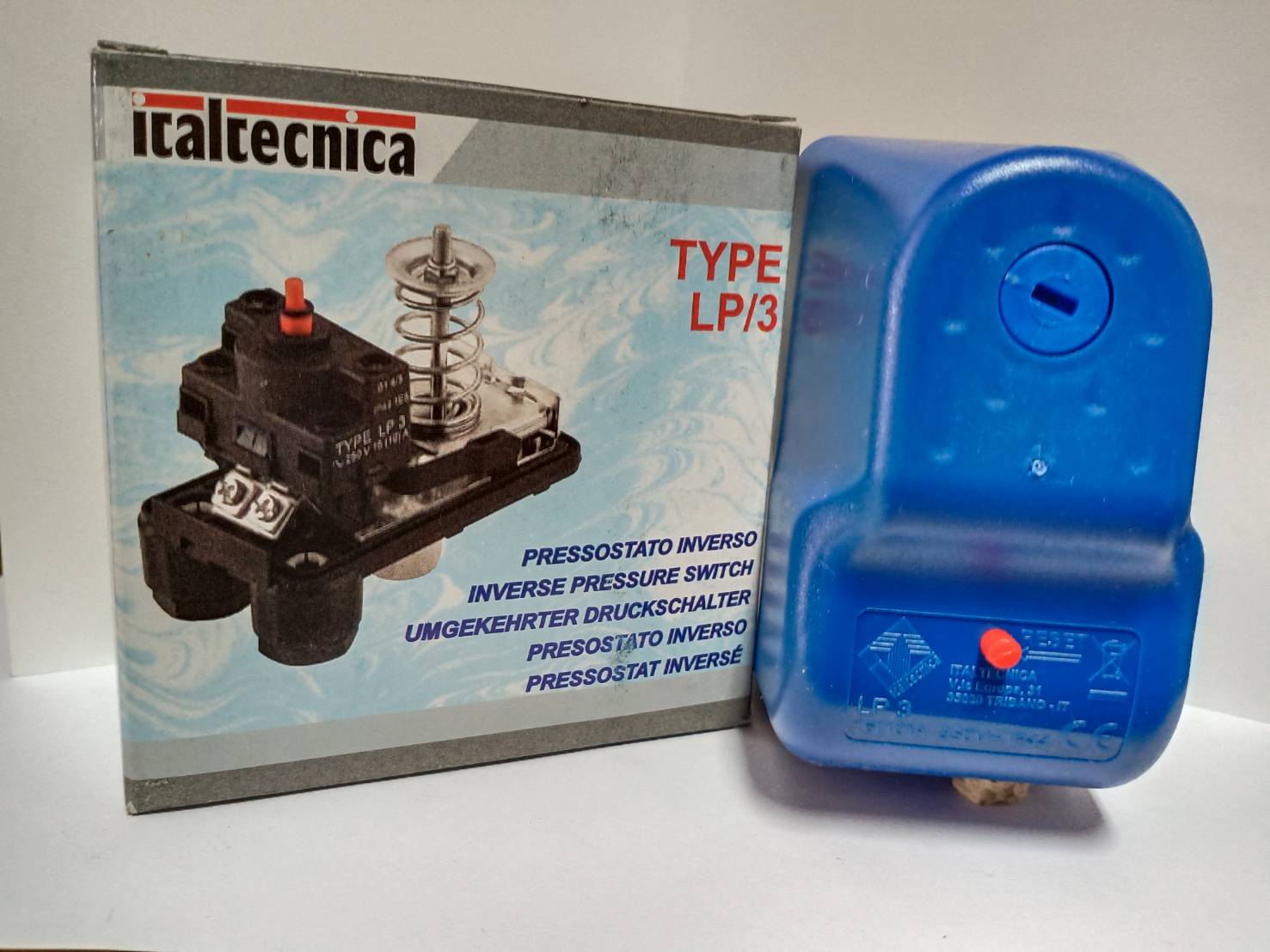 เพรสเชอร์สวิทช์ Pressure Switch italrecnica อิตาลี [รุ่น PM/5G, LP/3D