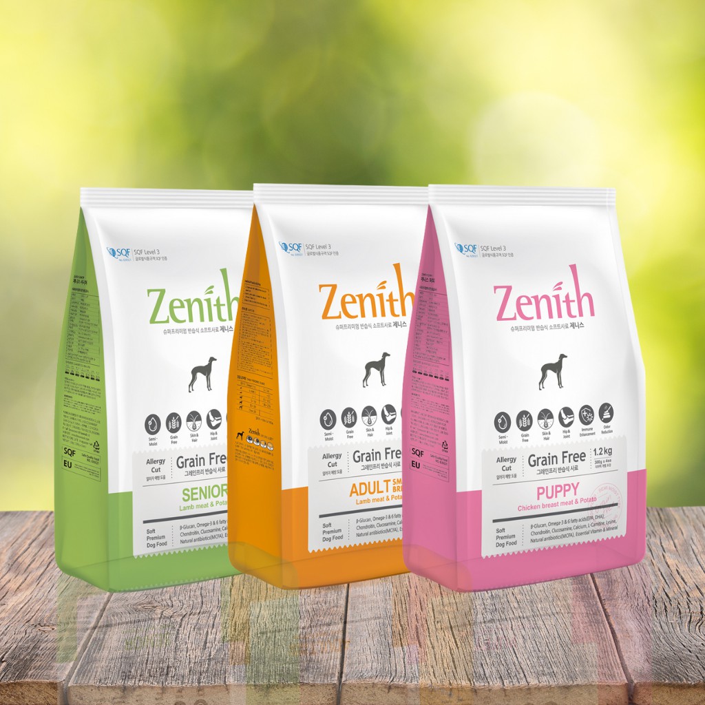 3kg Thức ăn hạt mềm cho chó Zenith Hàn Quốc [Puppy/Adult/Senior]