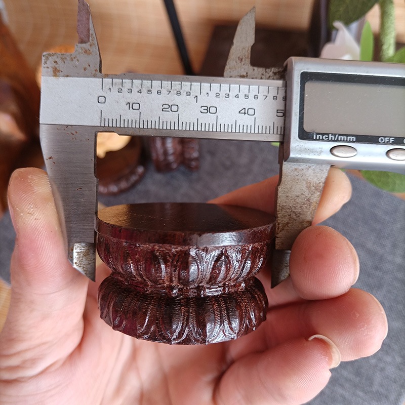 Đôn gỗ hoa sen mini kê tượng , cây cảnh