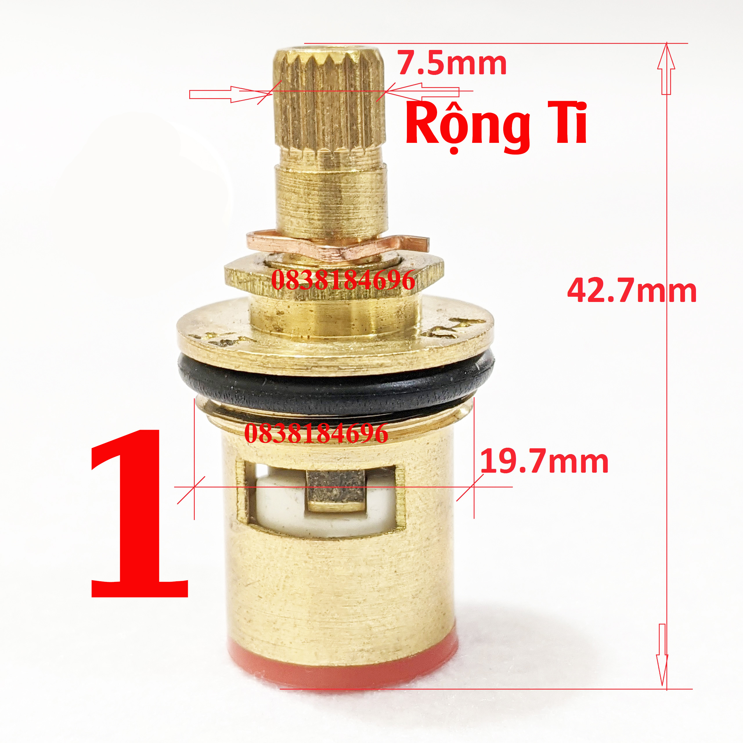 RUỘT VÒI NƯỚC, LÕI VÒI NƯỚC, LÕI ĐỒNG, RUỘT CỦ SEN,Ti đồng, lõi vòi nước lạnh (Ruột (ốc) trong vòi lavabo lạnh, T cầu, vòi hồ, củ sen lạnh) LÕI CHỌN THEO SỐ TRONG BÀI VÀ ẢNH NKL26