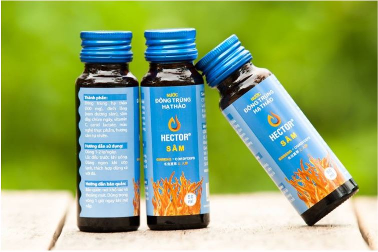 Nước Đông Trùng Hạ Thảo Hector Collagen và Hector Sâm