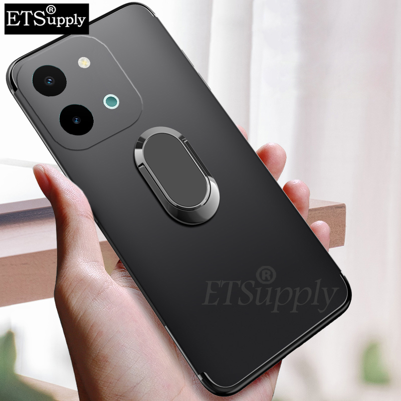Phone%20case%20vivo%20Y28%20Soft%20Silicone%20Matte%20Full%20Protector%20Shockproof%20Car%20Adsorb%20Holder%20Ring%20Back%20cover%20vivo%20Y28%204G%20case%20-%20Image%202