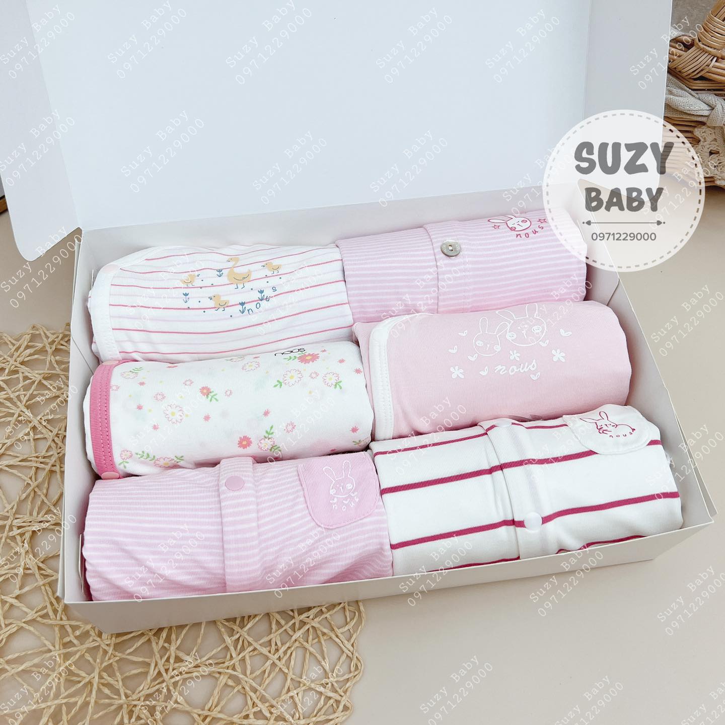 Set quà tặng cho bé sơ sinh Nous