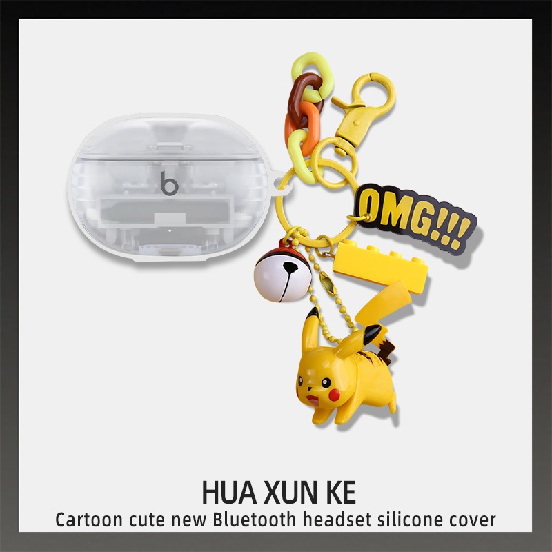 for Beats Studio Buds+ Case Transparent Protective silicone Cute Cartoon Covers Bluetooth Earphone Shell Headphone Portable
