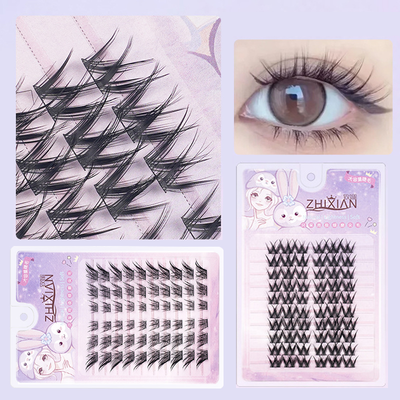 60/80/100/120%20Clusters%20Natural%20Eyelash%20Clusters%20DIY%20Manga%20Lashes%20Soft%20False%20Eyelashes%20Eyelashes%20Daily%20Makeup%20JIJIN%20-%20Image%202