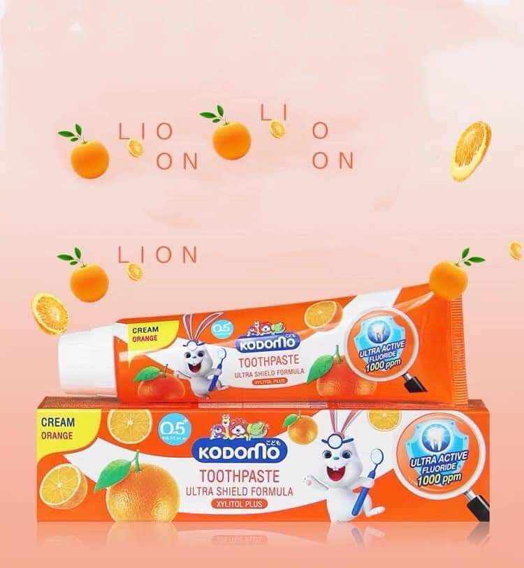Kem đánh răng trẻ em Kodomo Thai Lan tuýp 40g