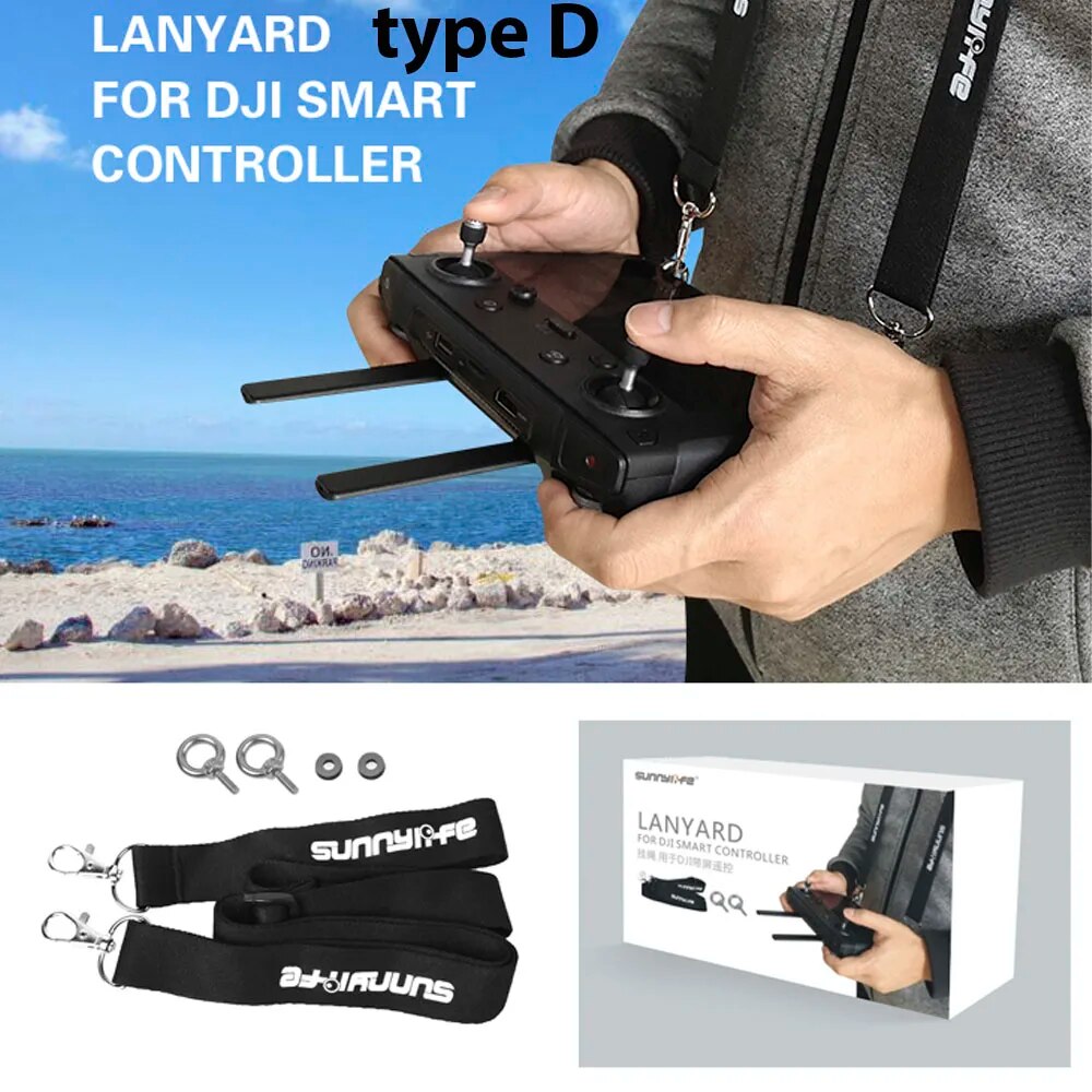 Dây cho DJI RC/RC 2/RC Pro/Bộ điều khiển thông minh dây đeo cổ có thể điều chỉnh cho mini 3 Pro/không khí 2/không khí 2S/Mavic 3 Pro/không khí 3/mini 4 Pro