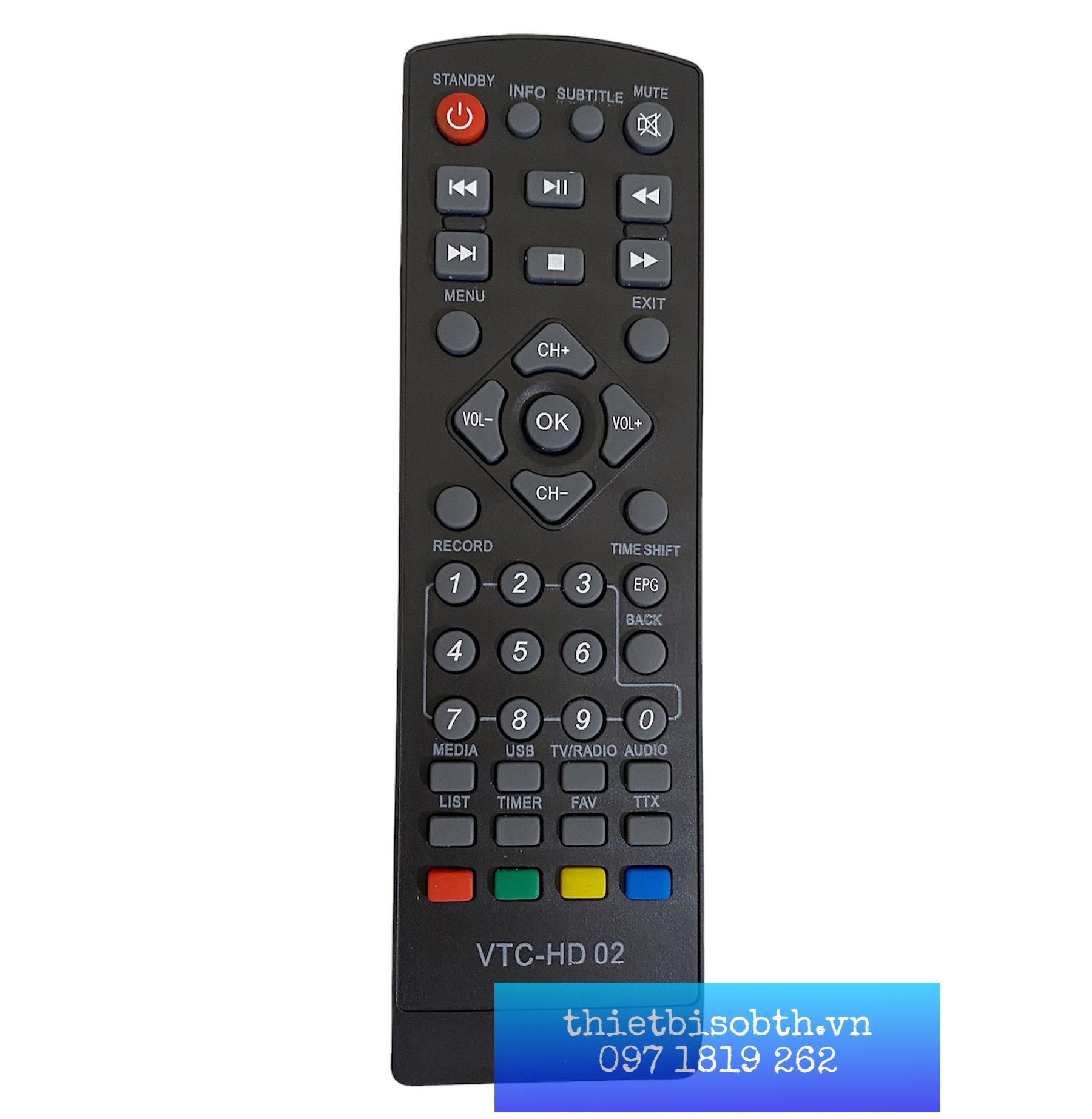 Điều Khiển Đầu Thu VTC HD02