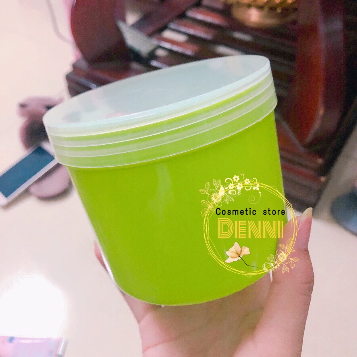 Hủ đựng kem body 500g nhiều màu - hủ nhựa đựng kem body 500g loại dày xịn - mỹ phẩm Denni