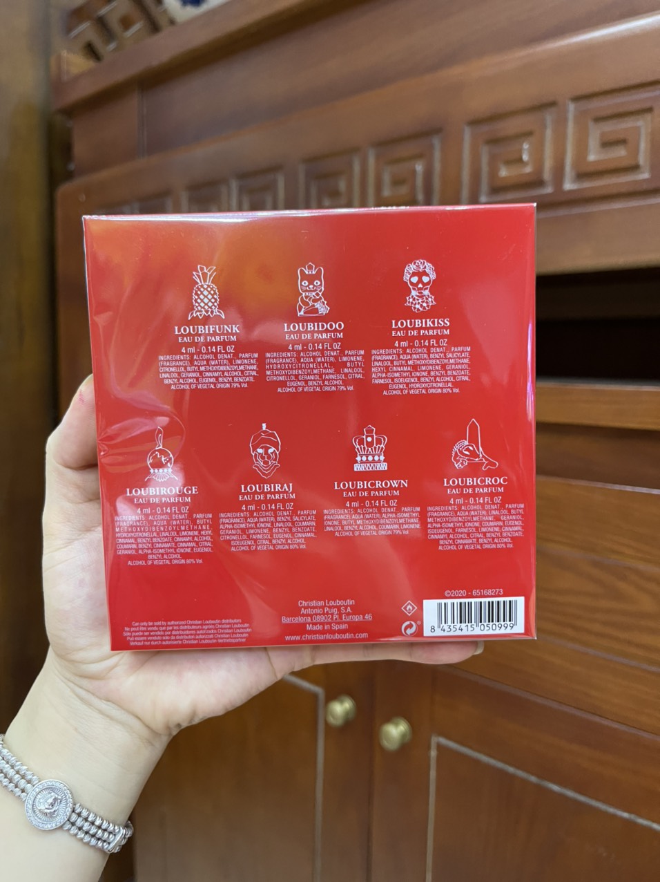 Gift set nước hoa mini Christian Louboutin 7pcs x 4ml