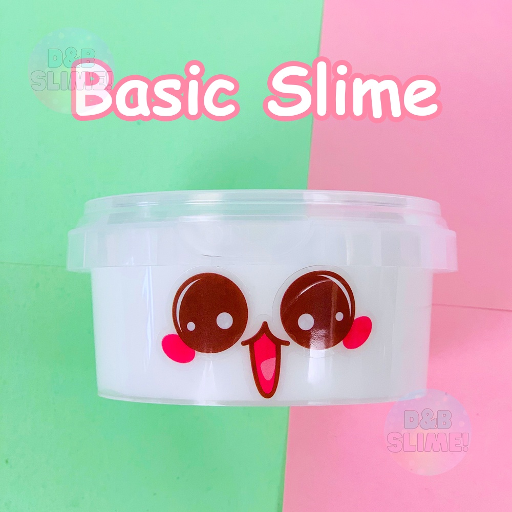 Basic Slime Màu Trắng Siêu Dẻo 200Ml - Chất Nhờn Slime Cao Cấp Giúp Thư Giãn