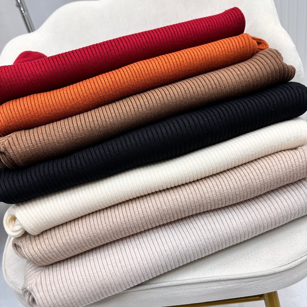 Váy len cổ 3 phân dáng ôm, váy len body chất dày dặn