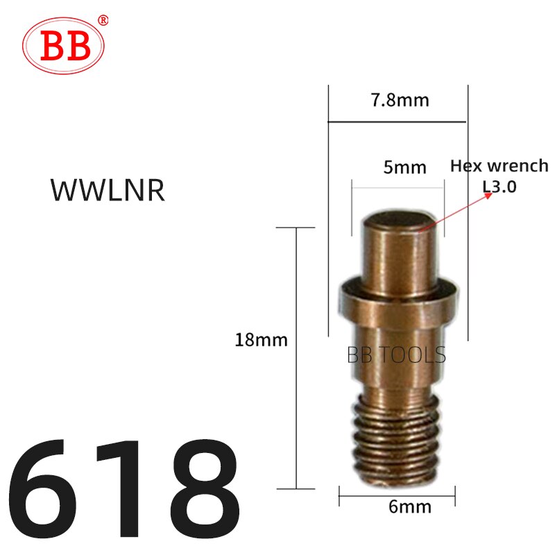 Cnc lathe turning ctm screw cutting tools parts inner hexagon pin screw ctm510 ctm513 ctm515 ctm613