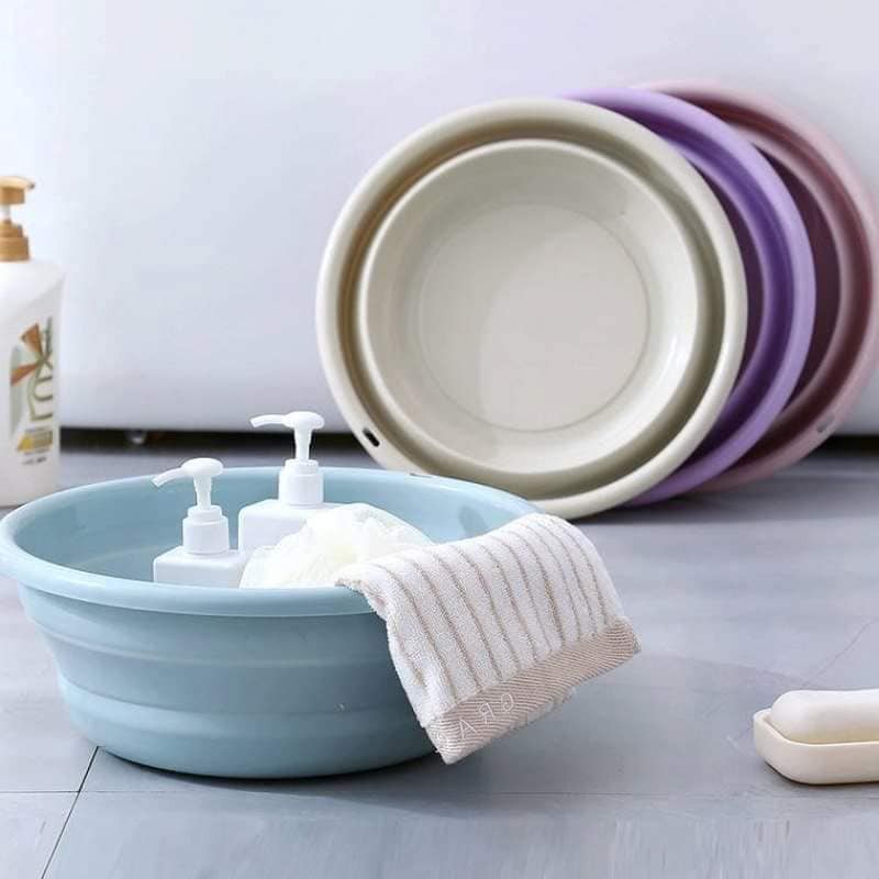 Thau chậu xếp gọn, thau giặt đồ